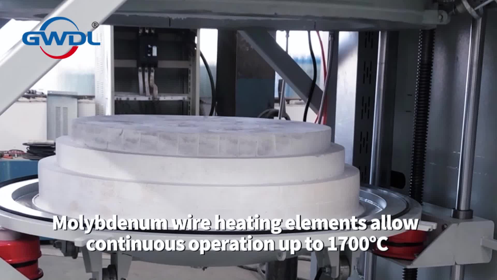 1700-degree vacuum hydrogen sintering furnace