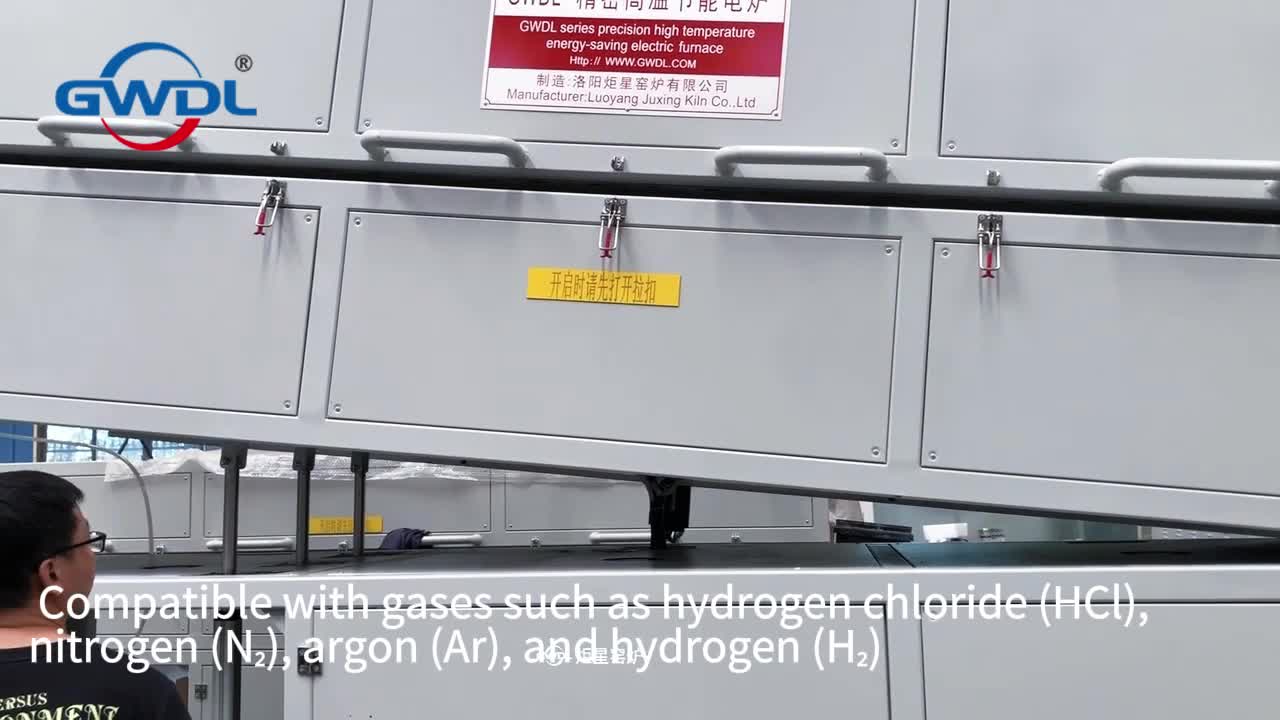 1200-degree vacuum atmosphere rotary furnace